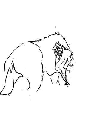 Cliquez pour colorier la toile croquis : La Chambre de Rock - Acrylique-collage - 2013