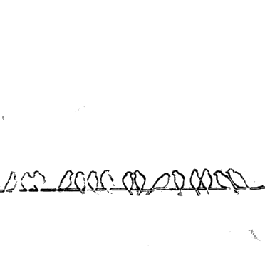 Cliquez pour colorier la toile croquis : Conversation Atmosphérique - Acrylique - 2015
